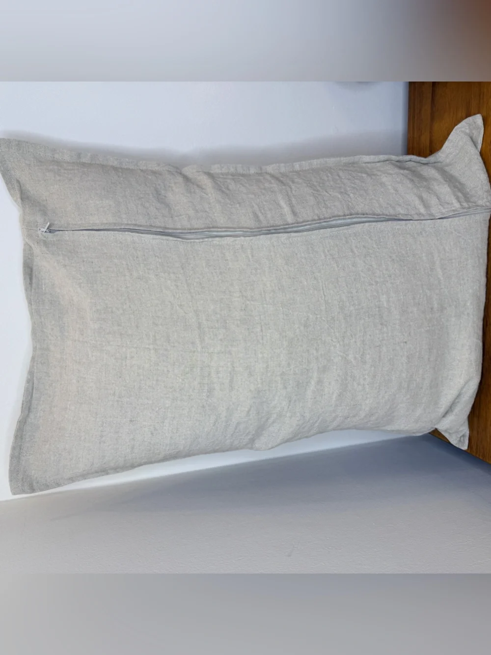 Ib Laursen Danish Embroidered Lumbar Pillow 40x60cm Feather Insert Nordic Norlii - Picture 2 of 14